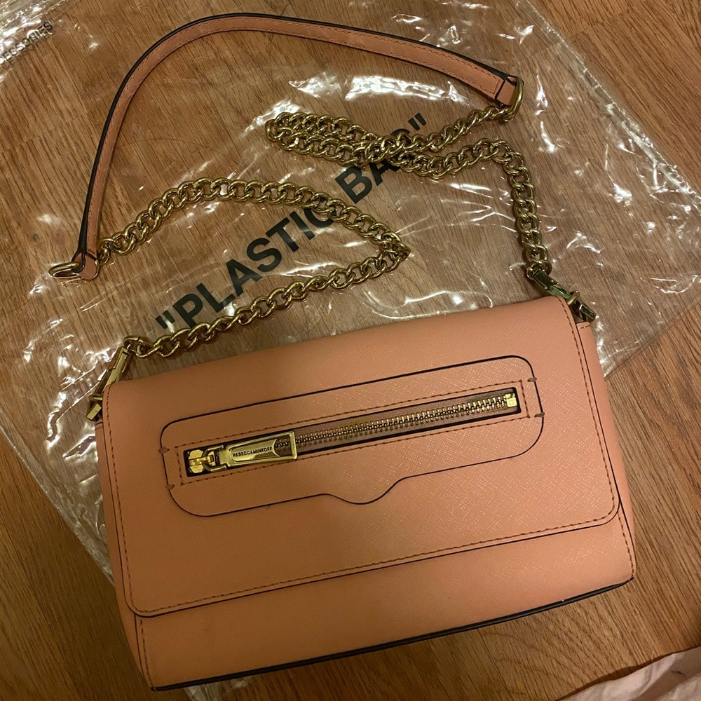 Rebecca Minkoff Pink Crossbody Chain Purse